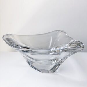 Daum France Vintage Crystal Glass Bowl
